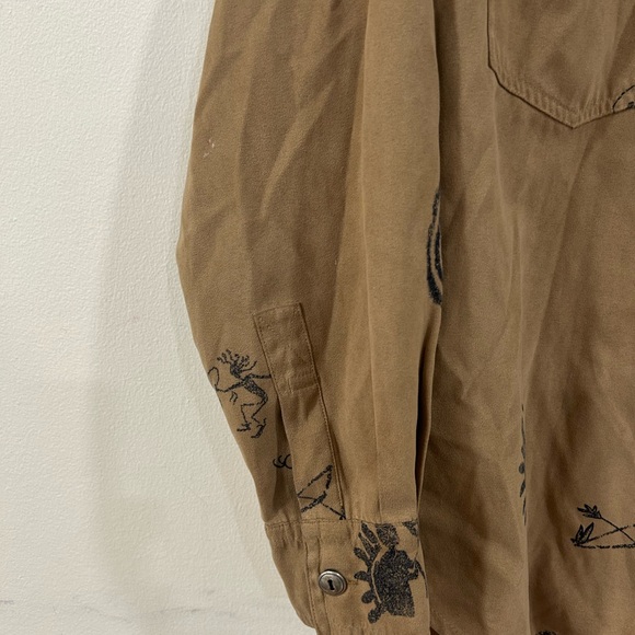 Vintage Chico's light Jacket size L women’s Brown Native - Picture 6 of 11